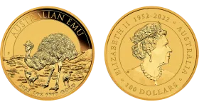 Australijski Emu 1 oz Au 999 - 31,10g